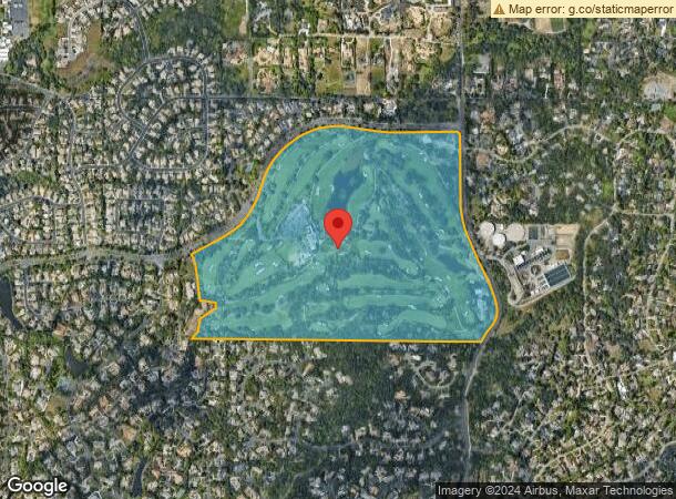  9600 Golf Club Dr, Granite Bay, CA Parcel Map