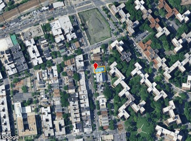  1556 White Plains Rd, Bronx, NY Parcel Map