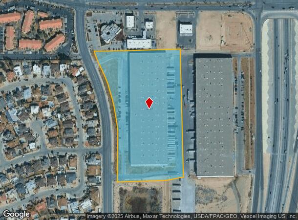1340 Bob Hope Dr, El Paso, TX Parcel Map