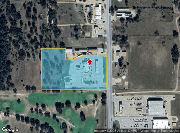 1603 N Texana St, Hallettsville, TX Parcel Map