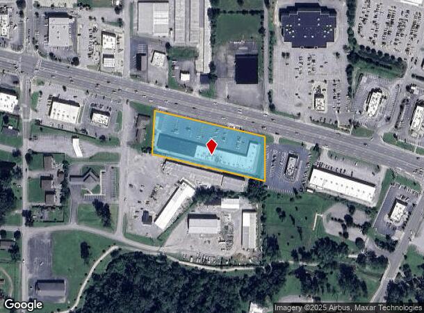 1040 Battlefield Pkwy, Fort Oglethorpe, GA Parcel Map