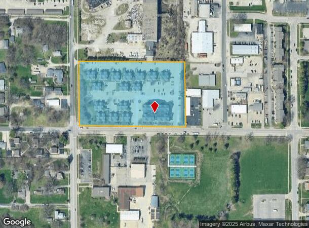 2302 W John St, Champaign, IL Parcel Map