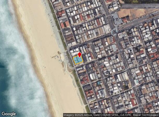  3608 The Strand, Manhattan Beach, CA Parcel Map