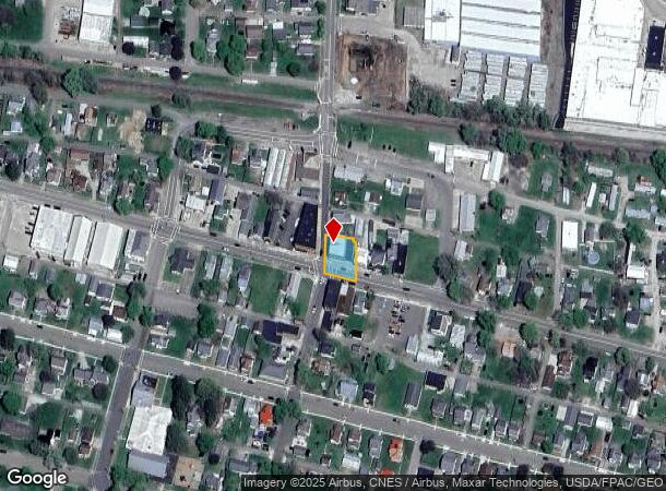 100 E Main St, West Lafayette, OH Parcel Map