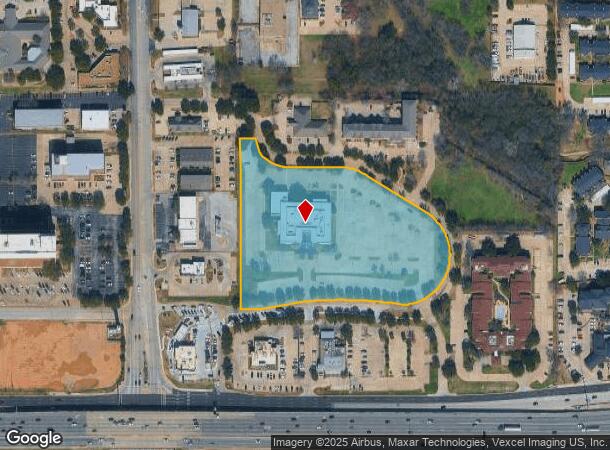 2100 Plaza Pky, Bedford, TX Parcel Map