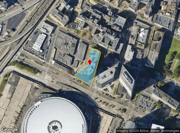  1615 Poydras St, New Orleans, LA Parcel Map