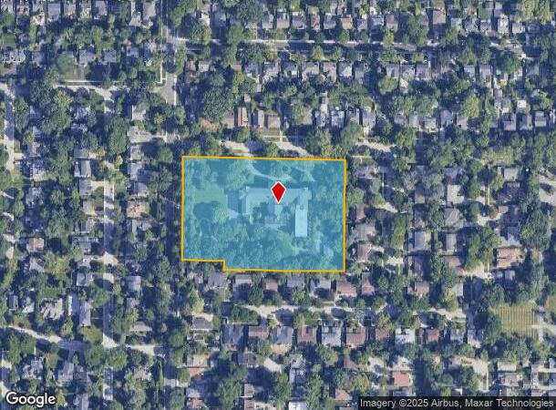  2221 Elmwood Ave, Wilmette, IL Parcel Map