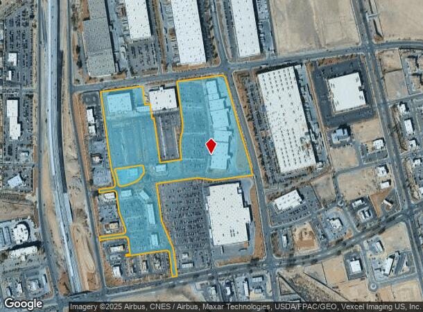 6450 N Desert Blvd, El Paso, TX Parcel Map