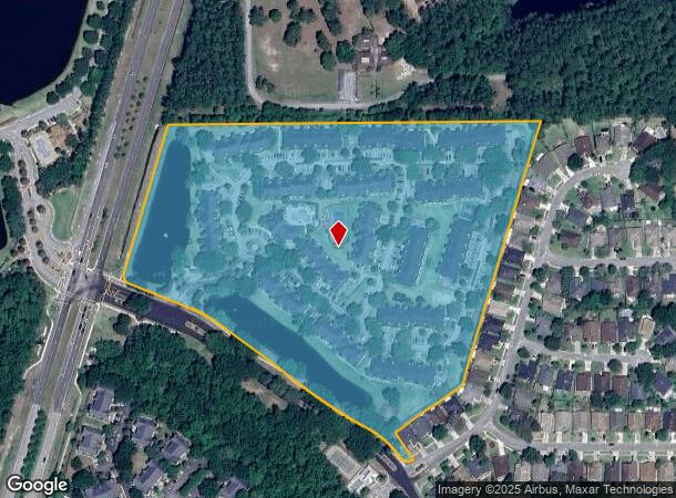  3701 Danforth Dr, Jacksonville, FL Parcel Map