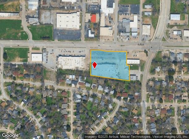 1600 E Abram St, Arlington, TX Parcel Map