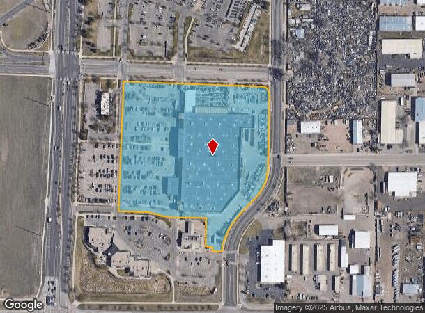 1251 E Magnolia St, Fort Collins, CO Parcel Map