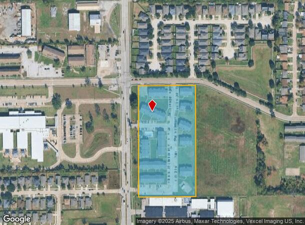 9700 Mesa Dr, Houston, TX Parcel Map