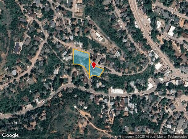 202 Brook St, Manitou Springs, CO Parcel Map