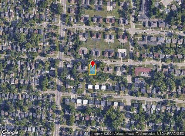  526 Corona Ave, Dayton, OH Parcel Map