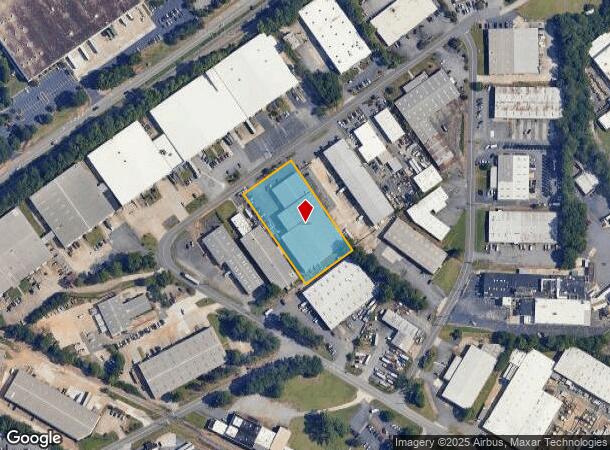  1174 Hayes Industrial Dr, Marietta, GA Parcel Map