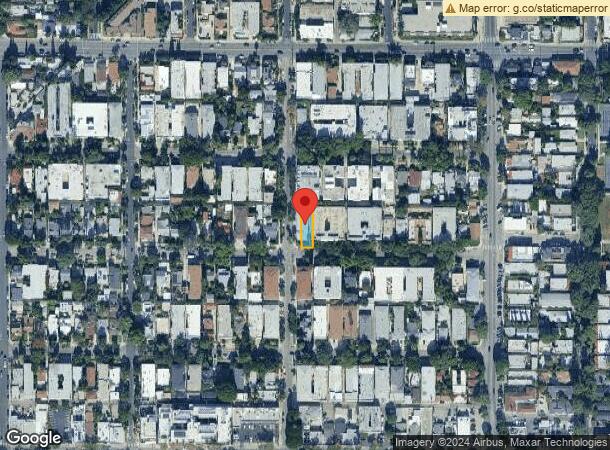  1200 N Curson Ave, West Hollywood, CA Parcel Map