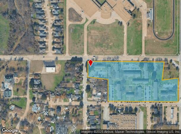  1201 E Marshall Dr, Grand Prairie, TX Parcel Map