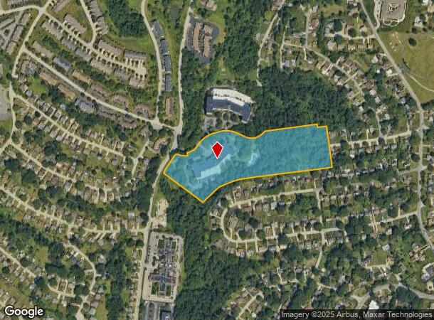  100 White Hampton Ln, Pittsburgh, PA Parcel Map