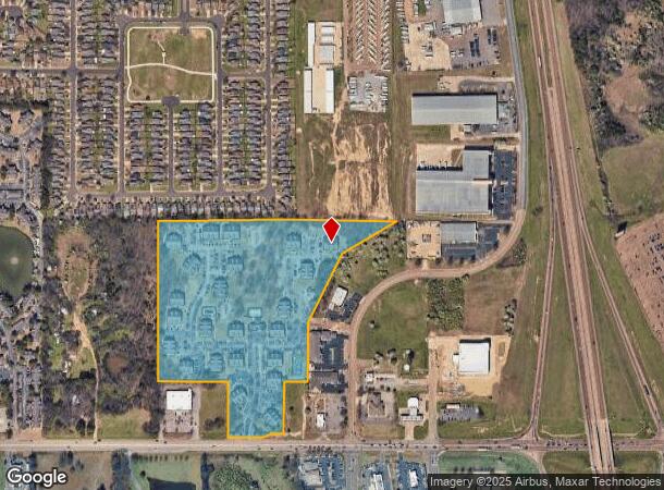  646 Whispering Oak Dr, Southaven, MS Parcel Map