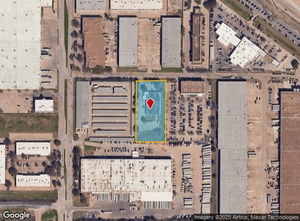  12610 Perimeter Rd, Dallas, TX Parcel Map