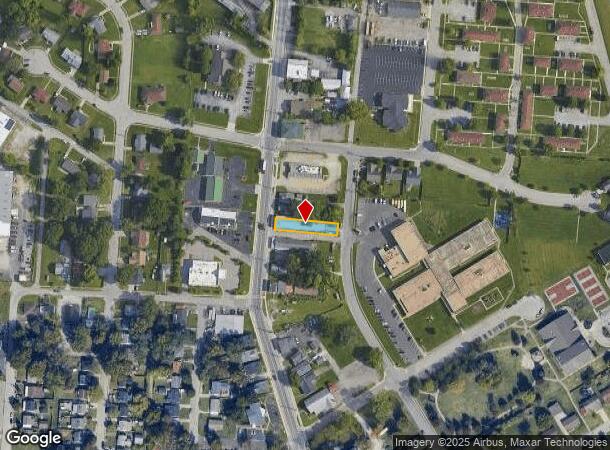  1612 Spring St, Jeffersonville, IN Parcel Map