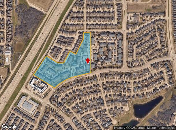  1220 Indian Run Dr, Carrollton, TX Parcel Map