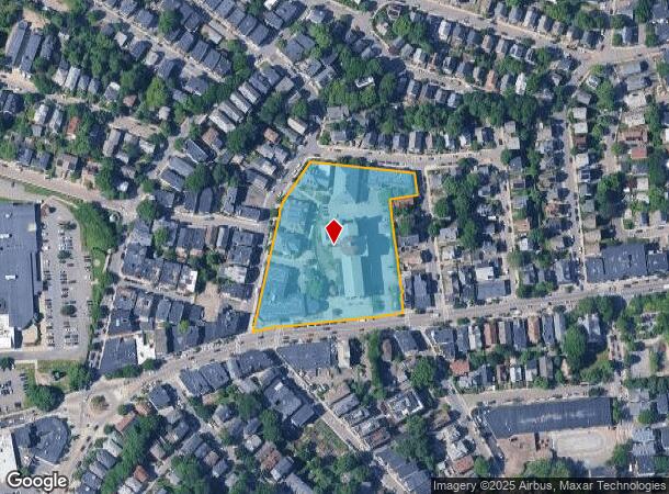  24 Sunnyside St, Jamaica Plain, MA Parcel Map