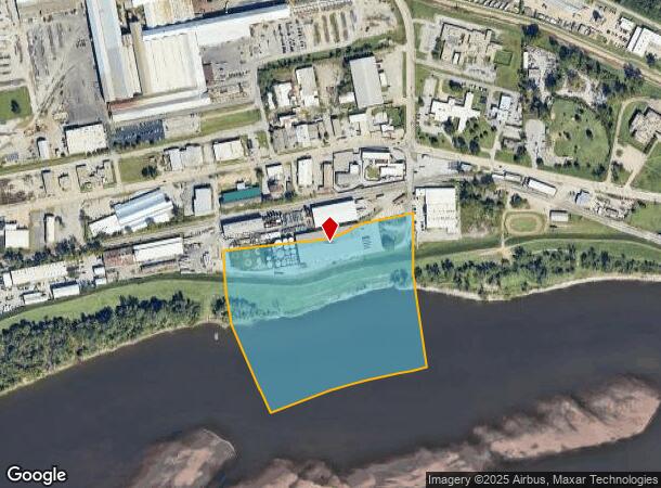  516 S 25Th Ave W, Tulsa, OK Parcel Map