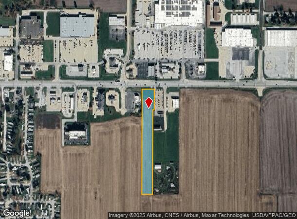  1707 E Jackson St, Macomb, IL Parcel Map