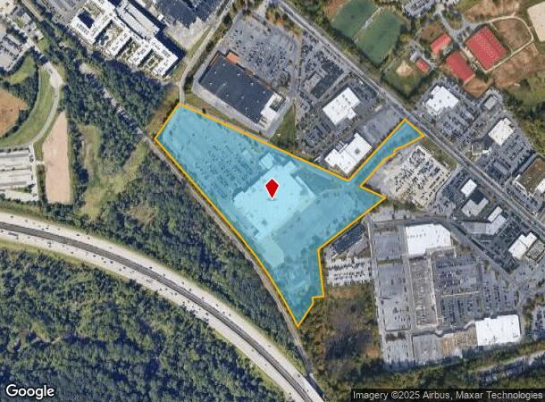 9750 Reisterstown Rd, Owings Mills, MD Parcel Map