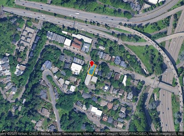  1536 Sw Montgomery St, Portland, OR Parcel Map