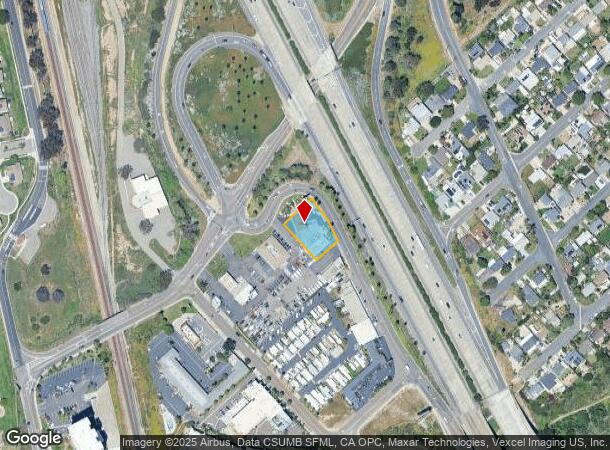  1601 N Coast Hwy, Oceanside, CA Parcel Map