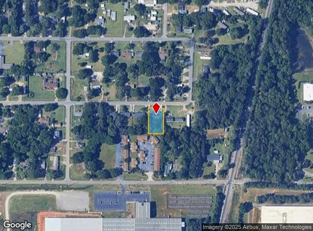  212 Virginia Dare Dr, Warner Robins, GA Parcel Map