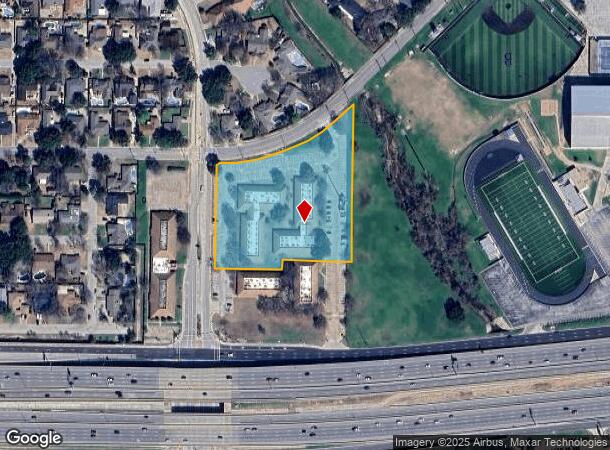  1550 Norwood Dr, Hurst, TX Parcel Map