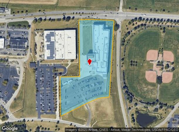 1180 E Arthur Adams Dr, Columbus Grove, OH Parcel Map