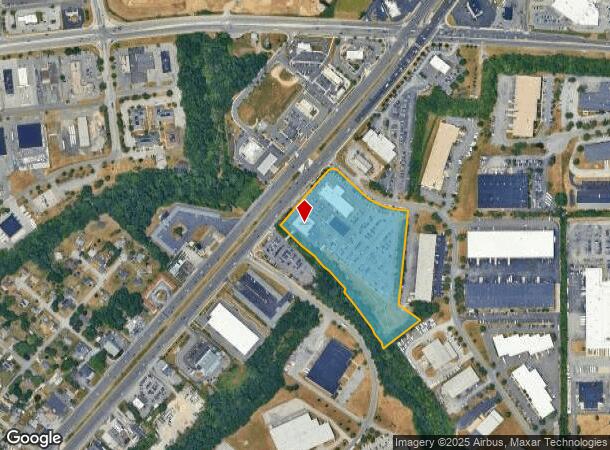 120 S Dupont Hwy, New Castle, DE Parcel Map