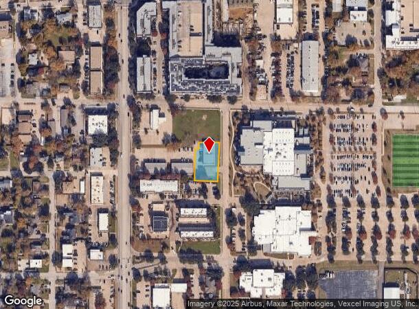 1025 S Main St, Grapevine, TX Parcel Map