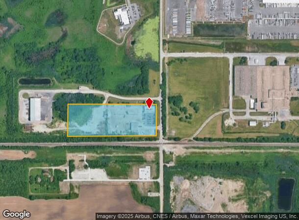  21900 Central Ave, Matteson, IL Parcel Map