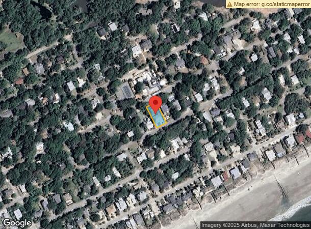  508 E Cooper Ave, Folly Beach, SC Parcel Map