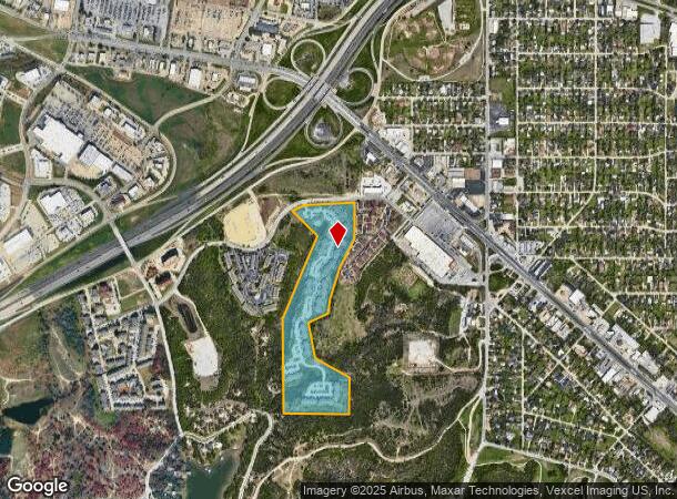 6201 Shady Oaks Manor Dr, Fort Worth, TX Parcel Map