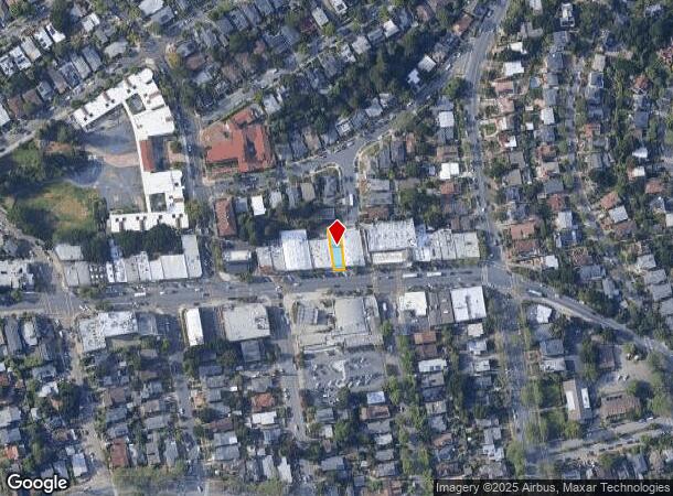  1849 Solano Ave, Berkeley, CA Parcel Map