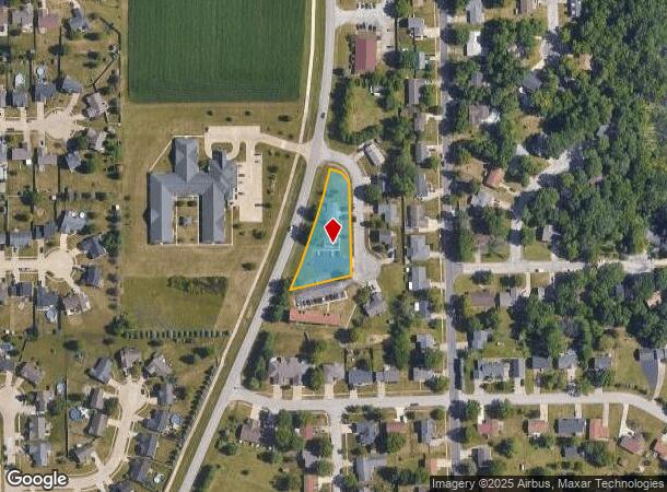 1625 Powers Ct, Mt Zion, IL Parcel Map