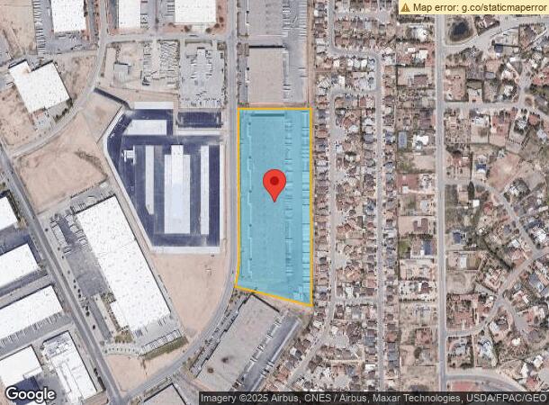  1270 Don Haskins Dr, El Paso, TX Parcel Map