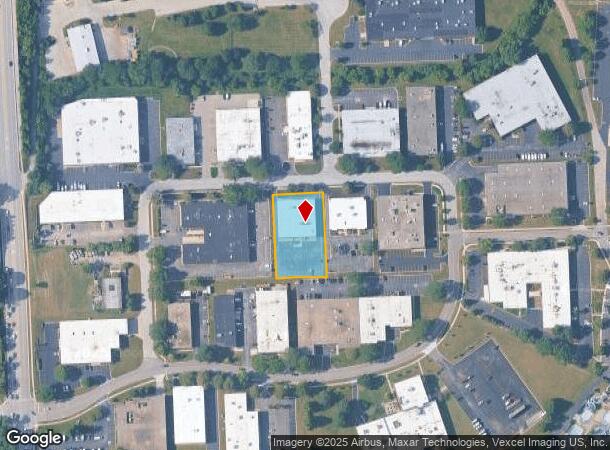 1971 University Ln, Lisle, IL Parcel Map