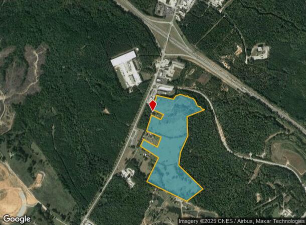  386 Burts Rd, Clinton, SC Parcel Map