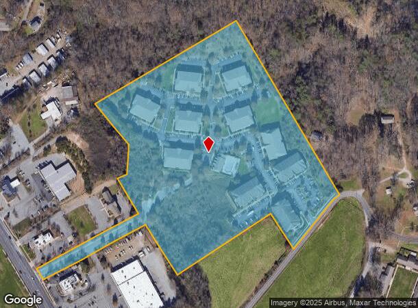  120 Chamberlain Dr, Asheville, NC Parcel Map