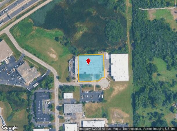 411 W Heathrow Ct, Burr Ridge, IL Parcel Map