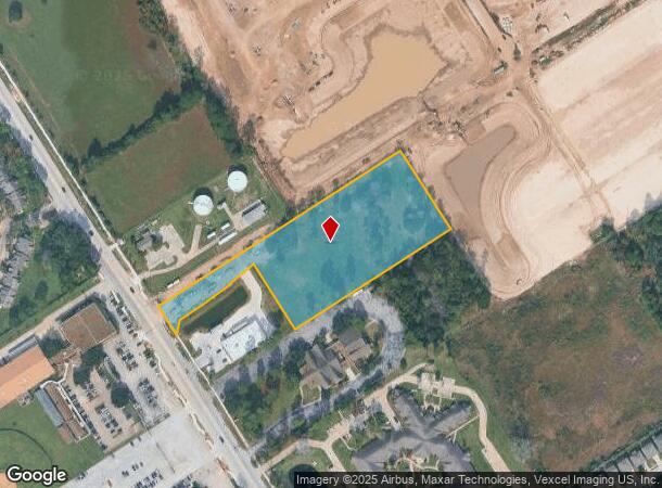 16614 Ella Blvd, Houston, TX Parcel Map
