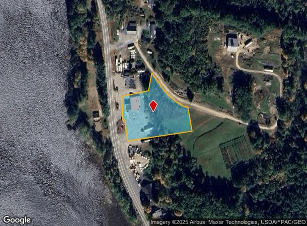  734 River Rd, Chelsea, ME Parcel Map