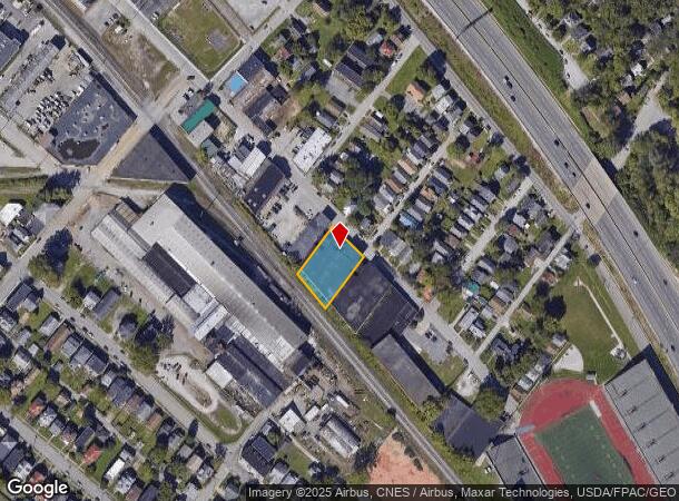 1537 Hansford St, Charleston, WV Parcel Map